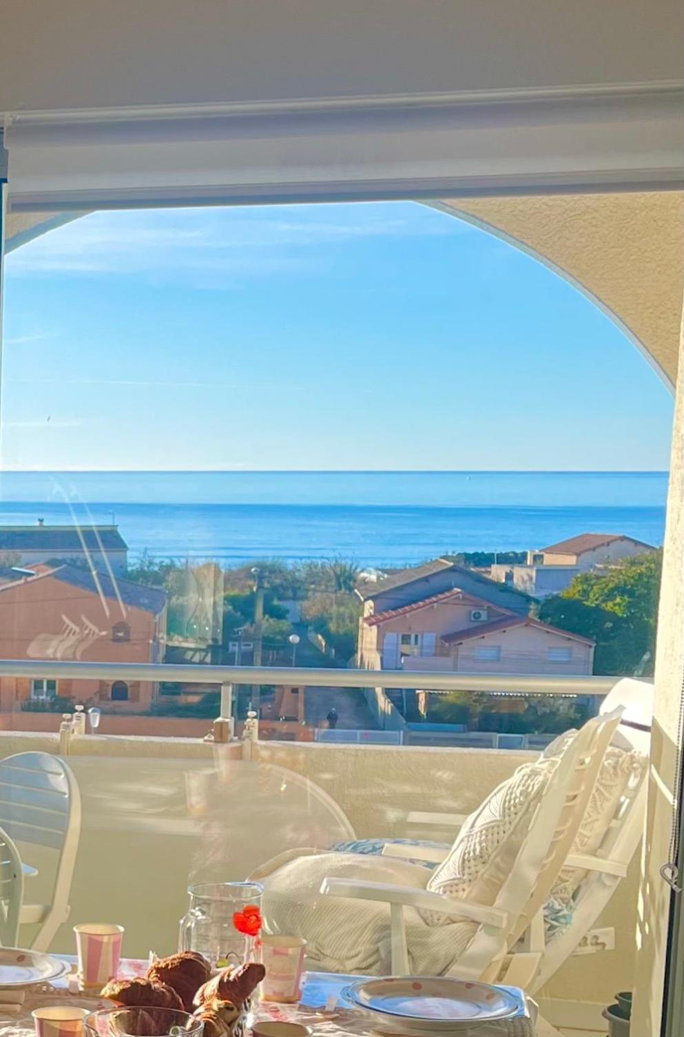 La Sirene - Loft Moderne Et Lumineux Avec Vue Panoramique Sur Mer Mediterranee Et Port De Plaisance Frontignan Extérieur photo